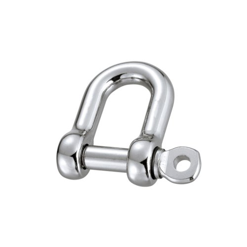 Stainless Steel D Shackle With Screw Pin US TYPE