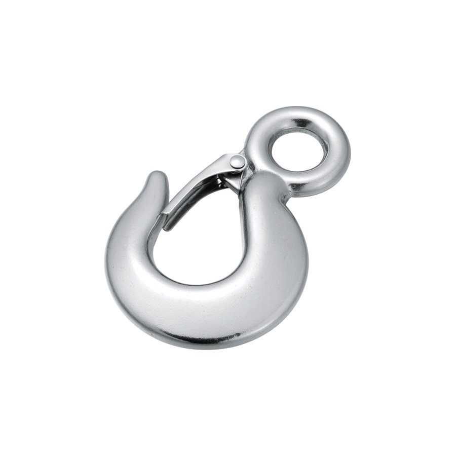Eye Type Slip Hook With Latch Stainless Steel