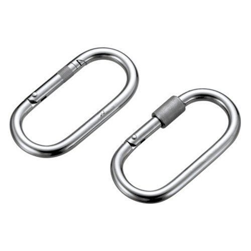 Stainless Steel Straight Snap Hook With Screw