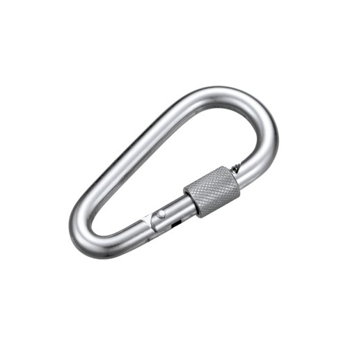 Stainless Steel Pear Type Snap Hook With Safety Nut