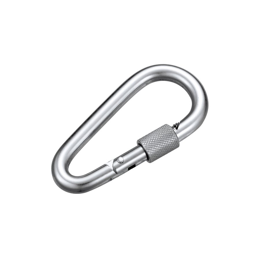 Stainless Steel Pear Type Snap Hook With Safety Nut