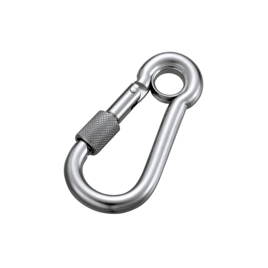 Stainless Steel Snap Hook With Eyelet And Screw