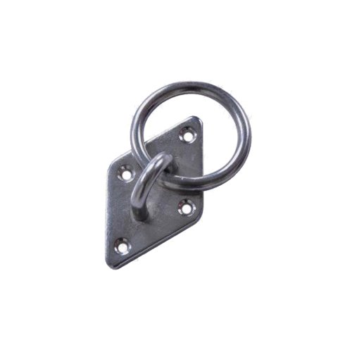 Stainless Steel Diamond Pad Eye With Ring