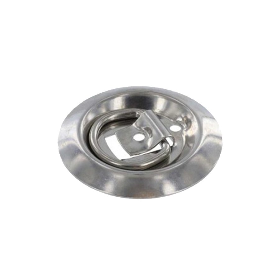 Stainless steel truck trailer recessed floor anchor with lashing ring,recessed mount