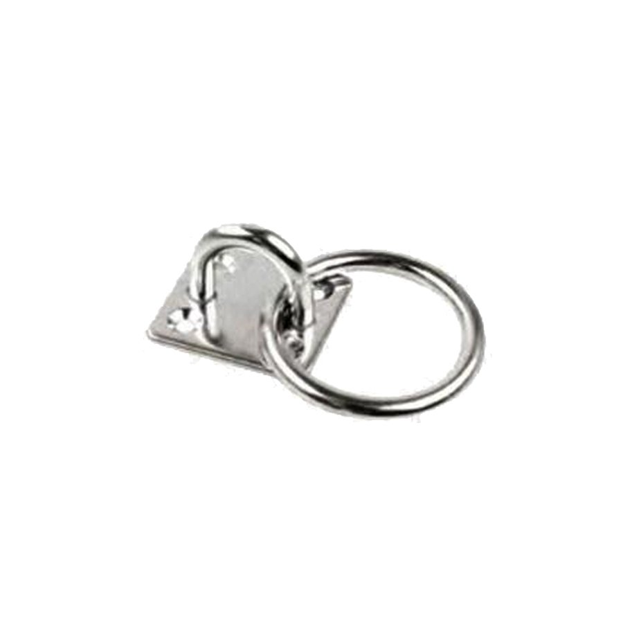 Stainless Steel Square Eye Pad With Ring