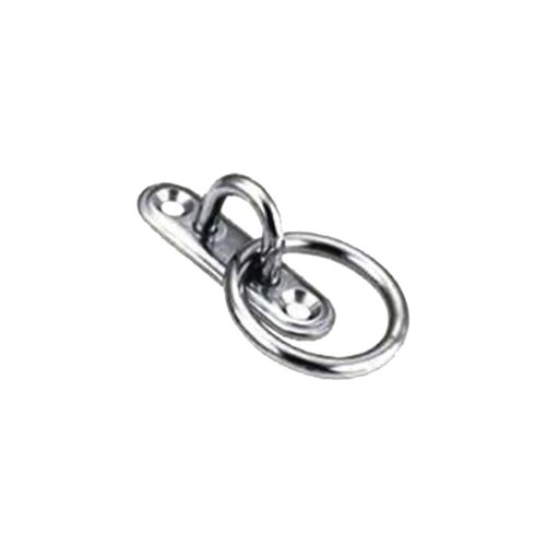 Stainless Steel Oval Eye Plate With Ring